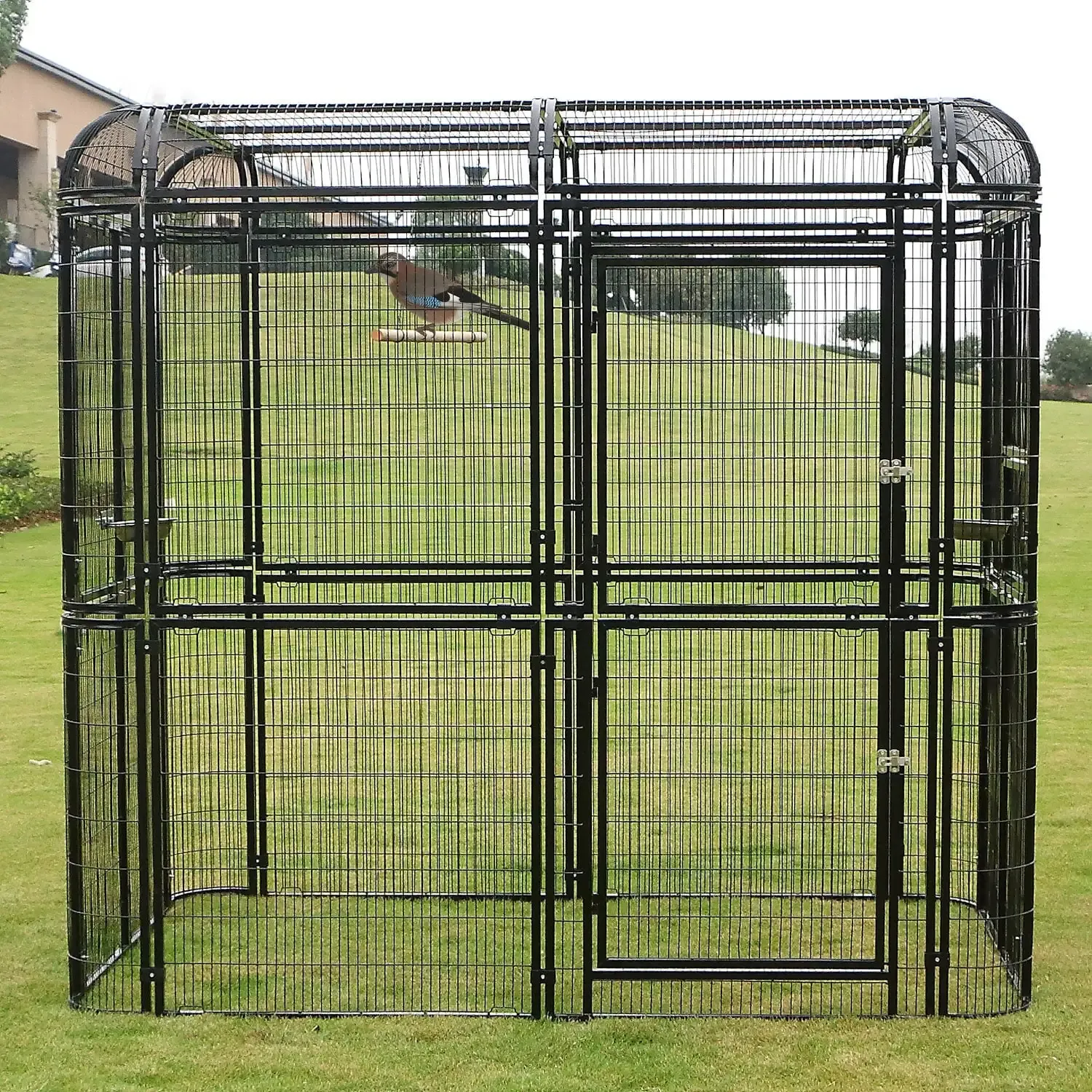 Walnest Extra Large Parrot Cage with Play Stand & Perches for Outdoor Use