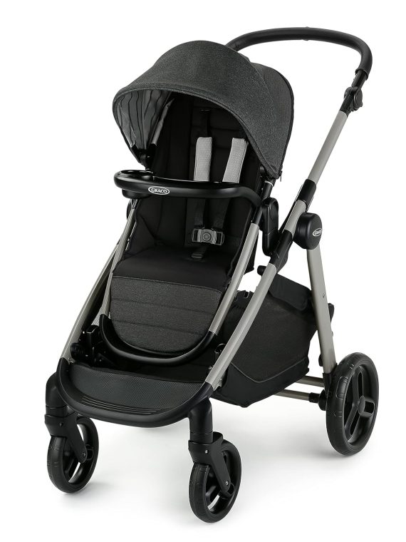 Graco DLX Travel System, Riordan – Convertible Stroller & Car Seat Combo, Maison