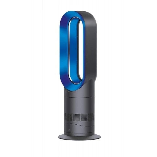 Dyson AM09 Fan Heater, Iron/Blue