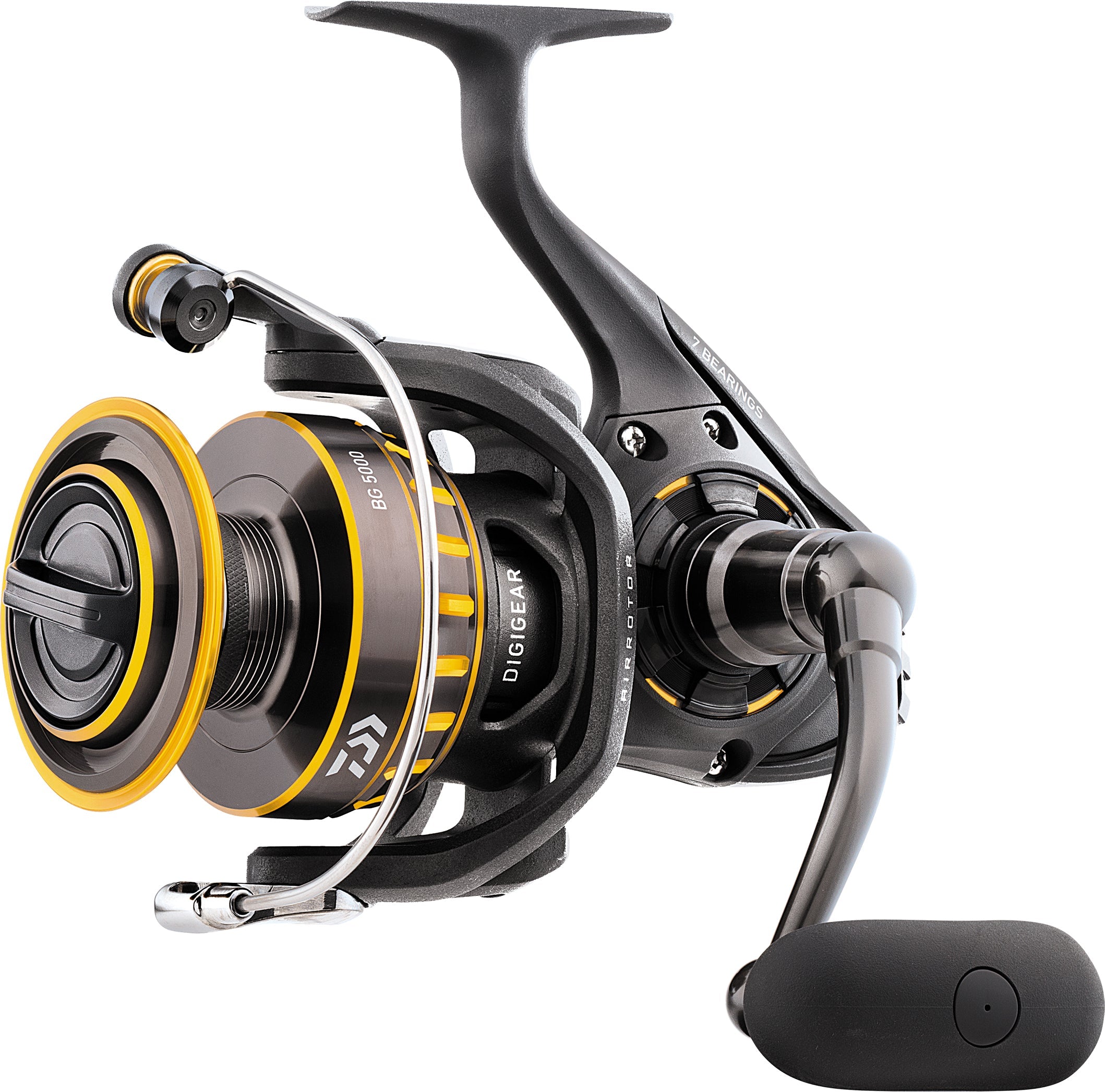 Daiwa BG Spinning Reel – Durable Aluminum Body, Smooth Digigear System, Waterproof Drag, Freshwater & Saltwater Fishing