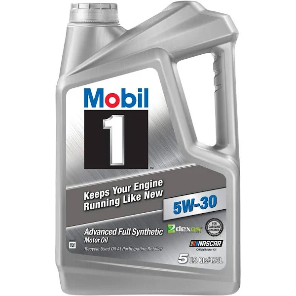 Mobil 1 Advanced Full Synthetic Motor Oil 5W-30, 5 qt – Engine Wear Protection & Temperature Resilience