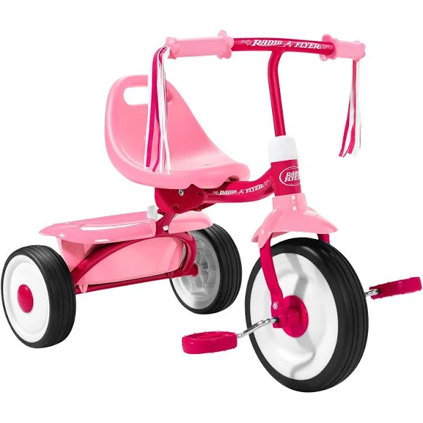 Radio Flyer Fold 2 Go Tricycle, Pink