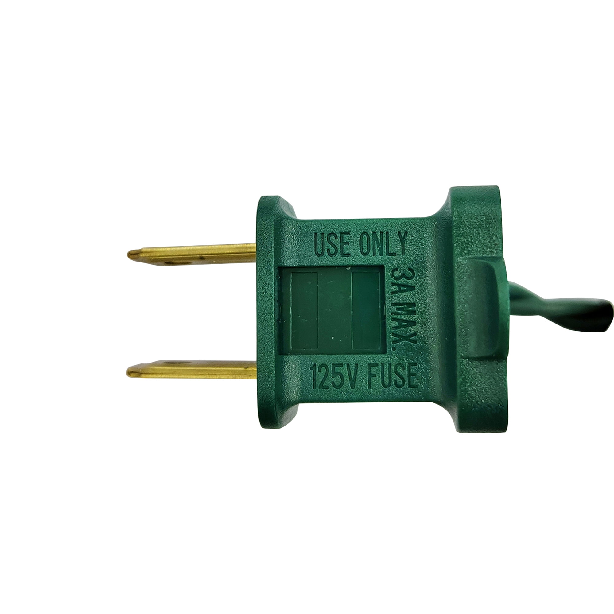 Holiday Time 100-Count Red LED Diamond-Cut C9 Christmas Lights, 59.6′ Green Wire, Indoor/Outdoor