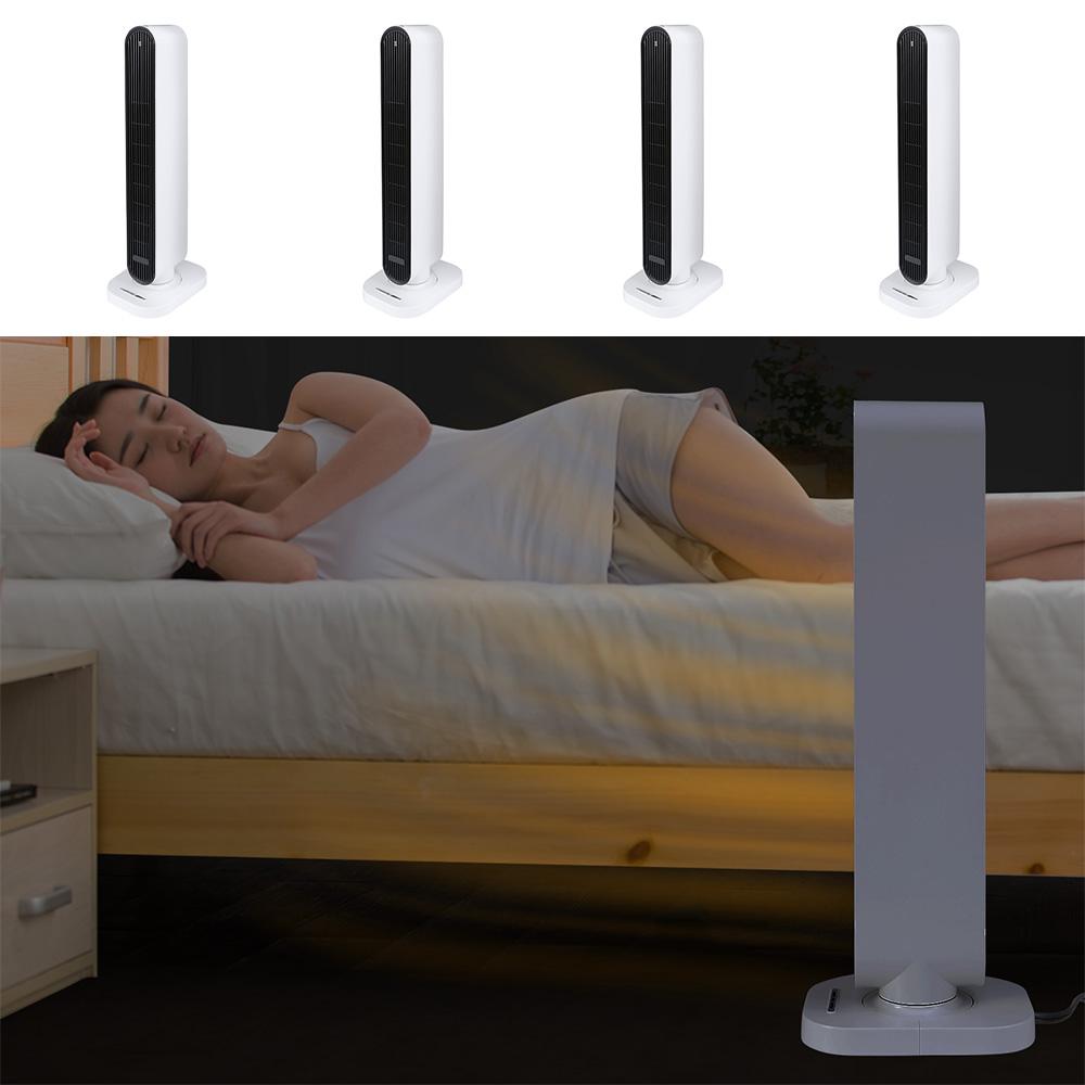 Simple Deluxe 1500W Electric Space Heater, White, 4 Heat Modes, Auto-Off, Remote Control, Overheat Protection, Indoor Use