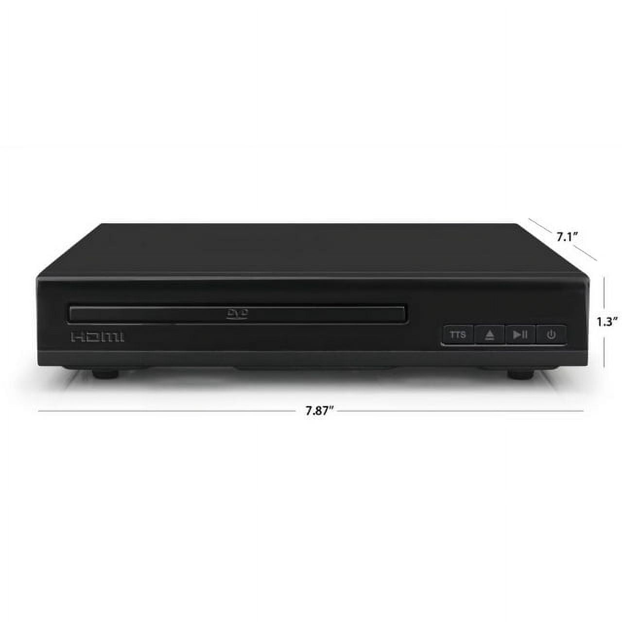 onn. HDMI DVD Player with 6ft Cable, Multi-Output, Parental Controls, High-Definition Video