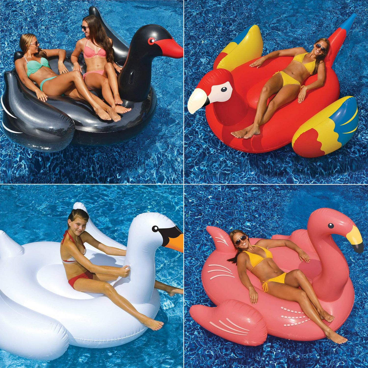 Swimline Giant Inflatable Pool Float, Multicolor – 75x75x44 Inches, Various Designs
