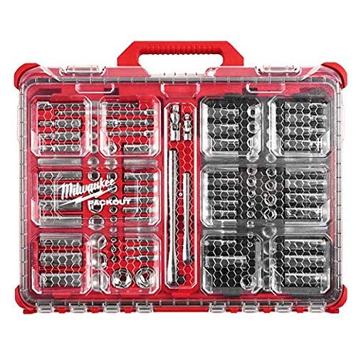 Milwaukee 106PC Ratchet & Socket Set, Polycarbonate, 48-22-9486 – Durable, Comprehensive Tool Kit