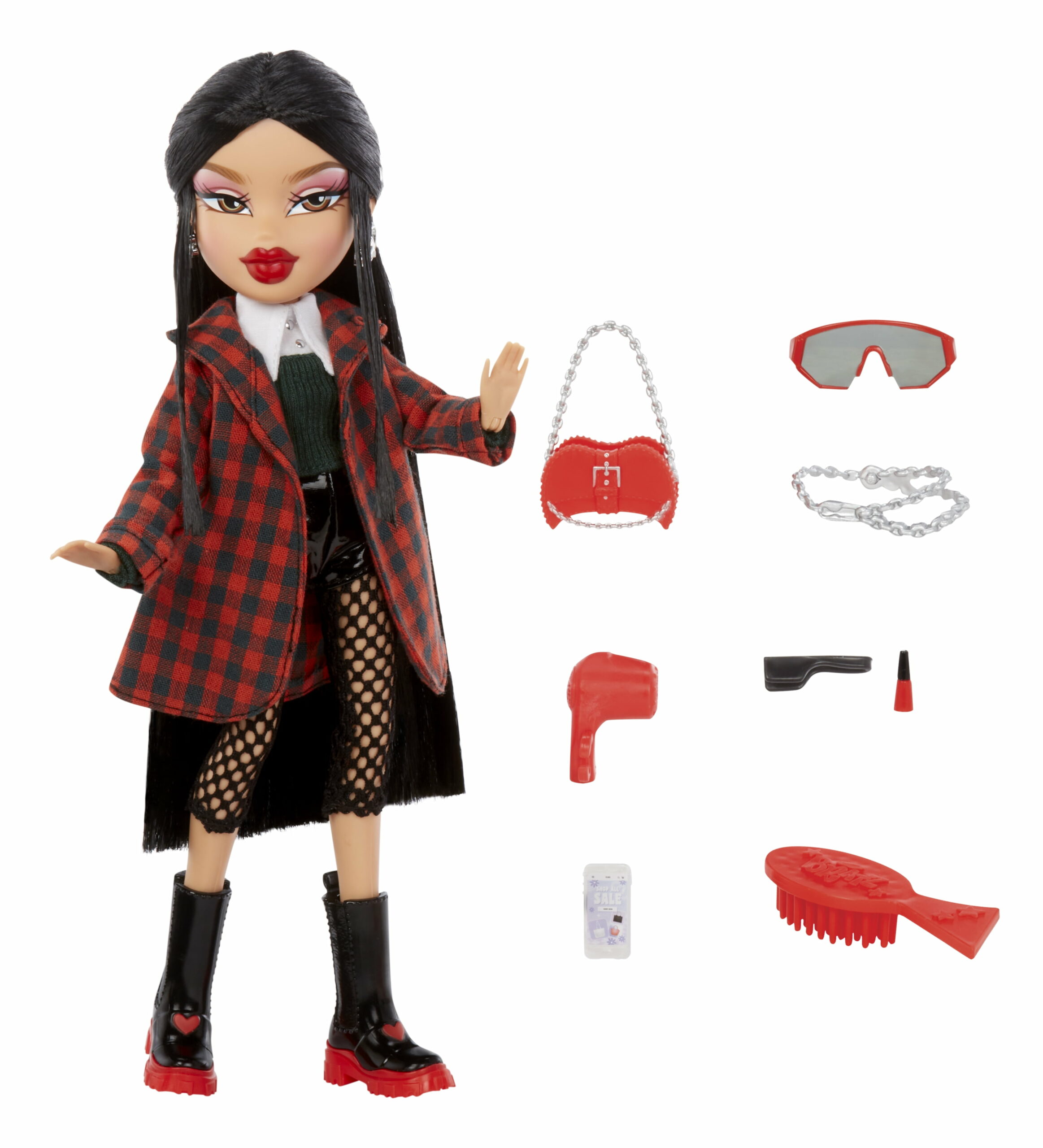 Bratz Alwayz Jade Fashion Doll with 10 Accessories & Poster, Multicolor