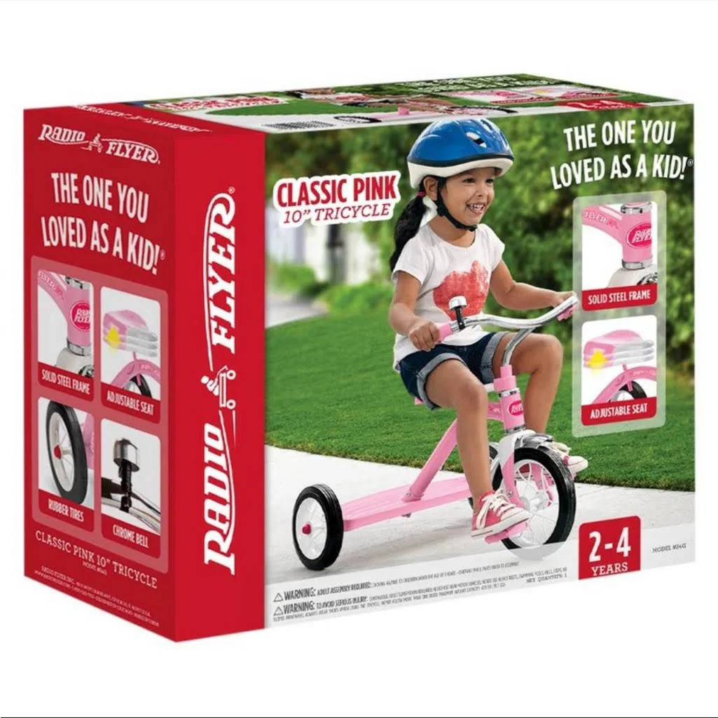 Radio Flyer Classic Pink Tricycle