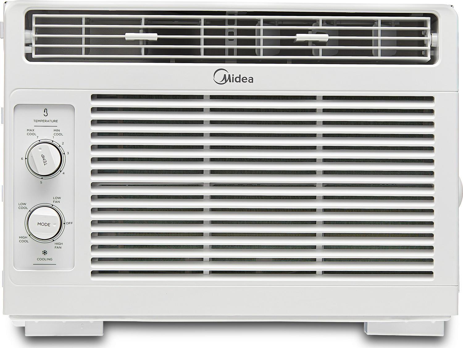 Midea 5,000 BTU Mechanical Window Air Conditioner, 2 Fan Speeds, UL Listed