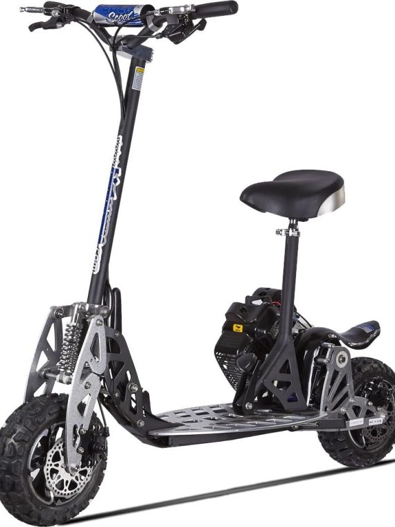 Uberscoot 2X 50cc Scooter by Evo Powerboards with Mixture Container – High Performance Motorized Scooter