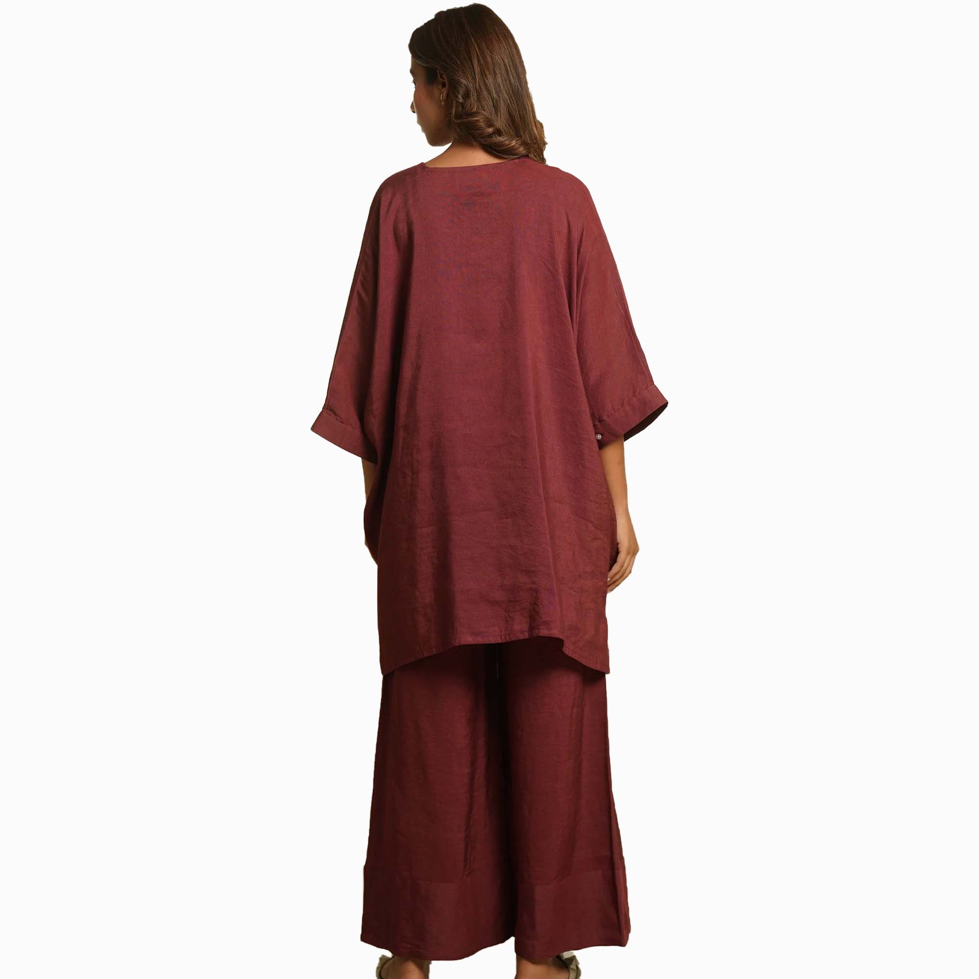 Brown Oversized Pjyama Set WD5