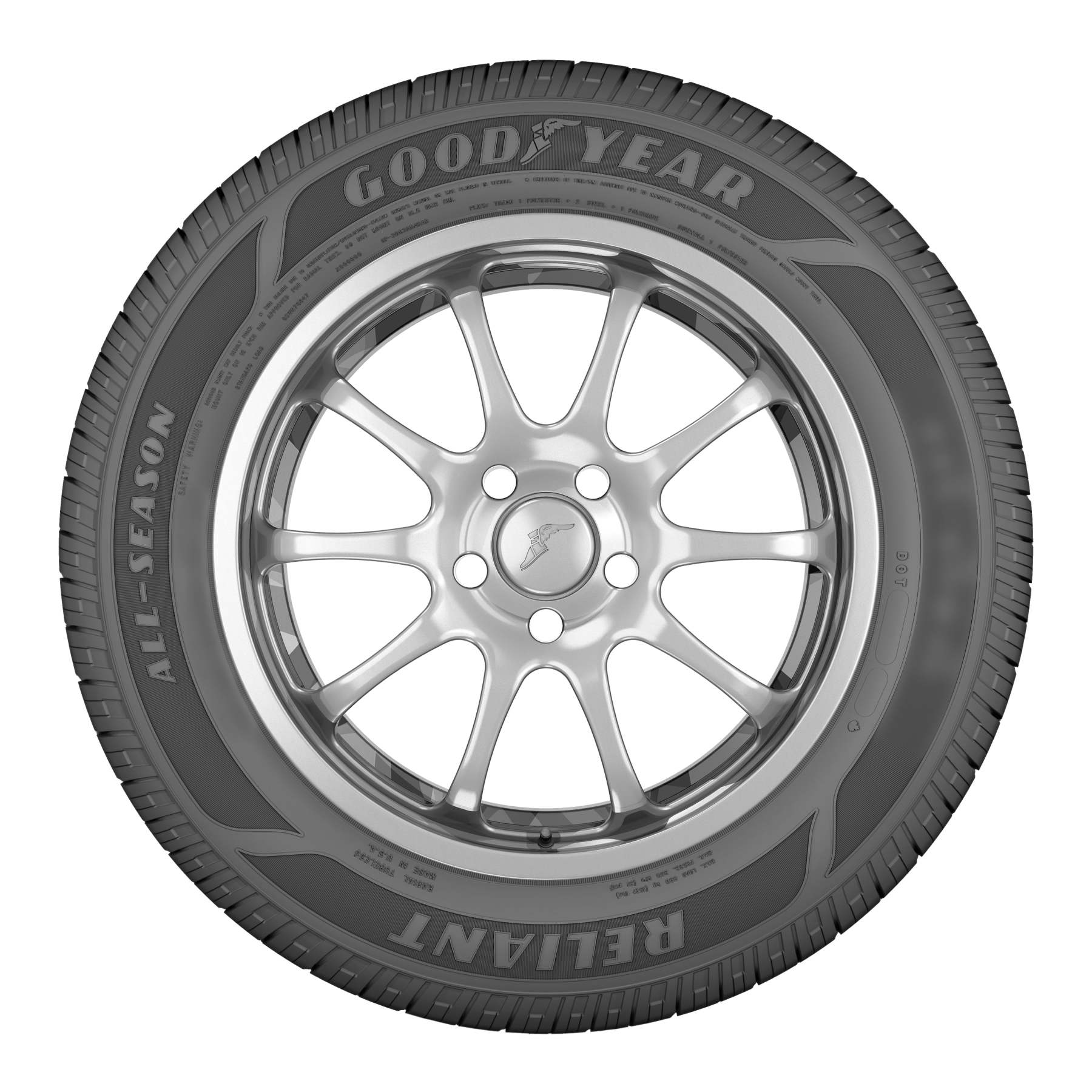 Goodyear Reliant All-Season Tire 195/60R15 88V for Passenger Cars
