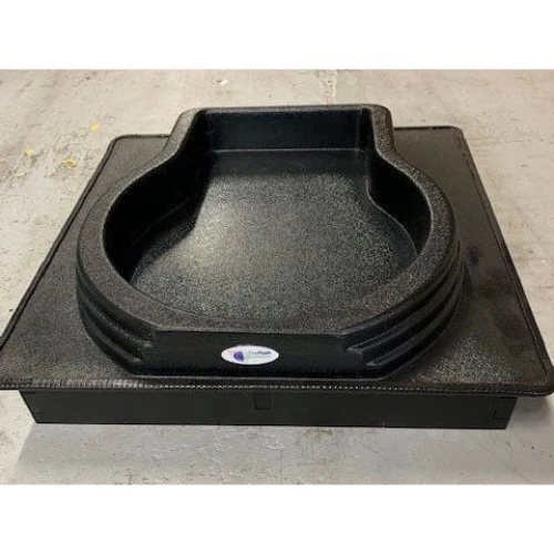 Dry Flush Portable Toilet Floor Tray and Lift Kit