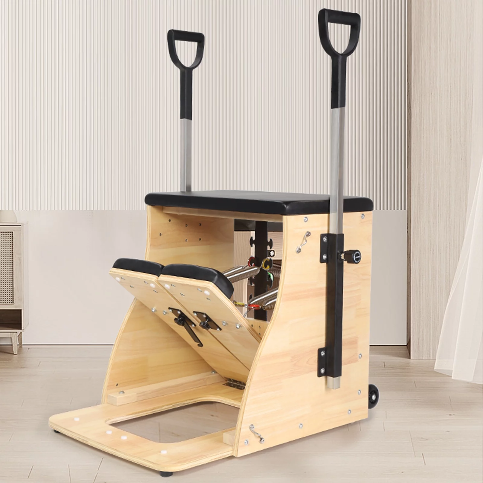 ARKANTOS Standard Pilates Chair – Durable, Space-Efficient Home Fitness Equipment with Adjustable Resistance