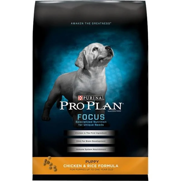 Purina Pro Plan Focus Chicken & Rice Formula Dry Puppy Food 34 lbs.