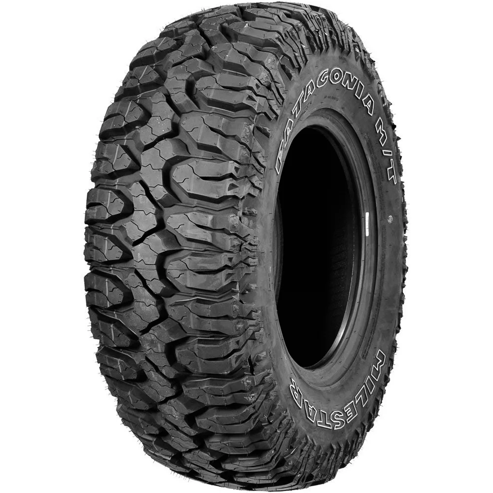 Milestar Patagonia M/T Mud Terrain Light Truck Tire LT33X12.50R15 108Q C – Durable 3-Ply Sidewall, Self-Cleaning Tread