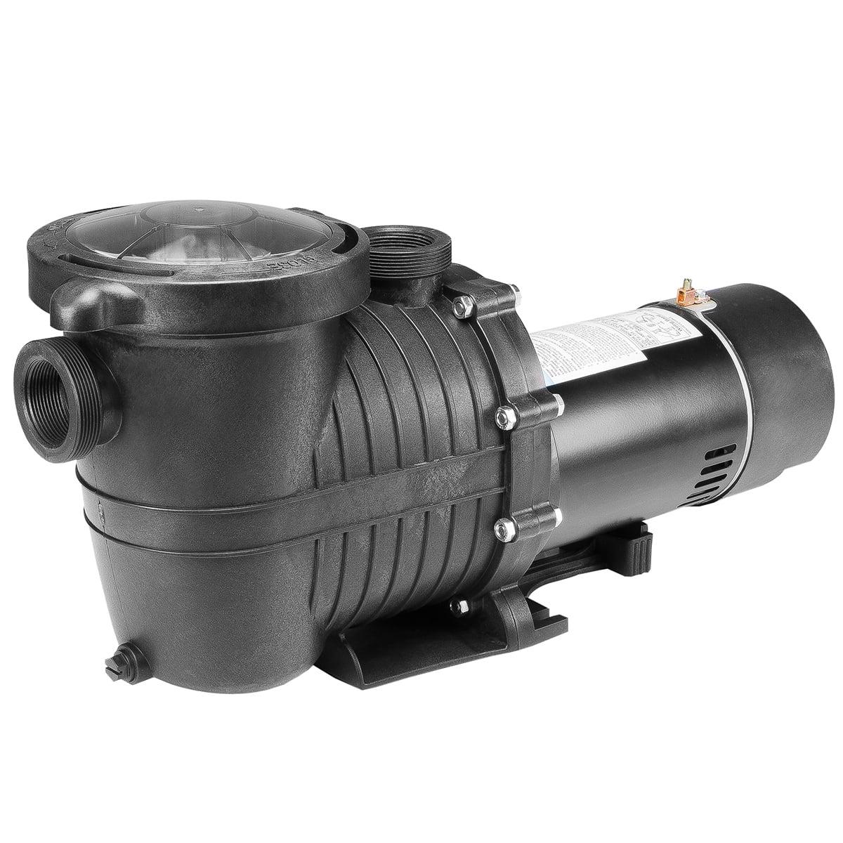 XtremepowerUS 1HP 115V Dual Speed Pool Pump, In-Ground & Above Ground, Energy Efficient, UL Listed, 73 GPM, Corrosion-Proof