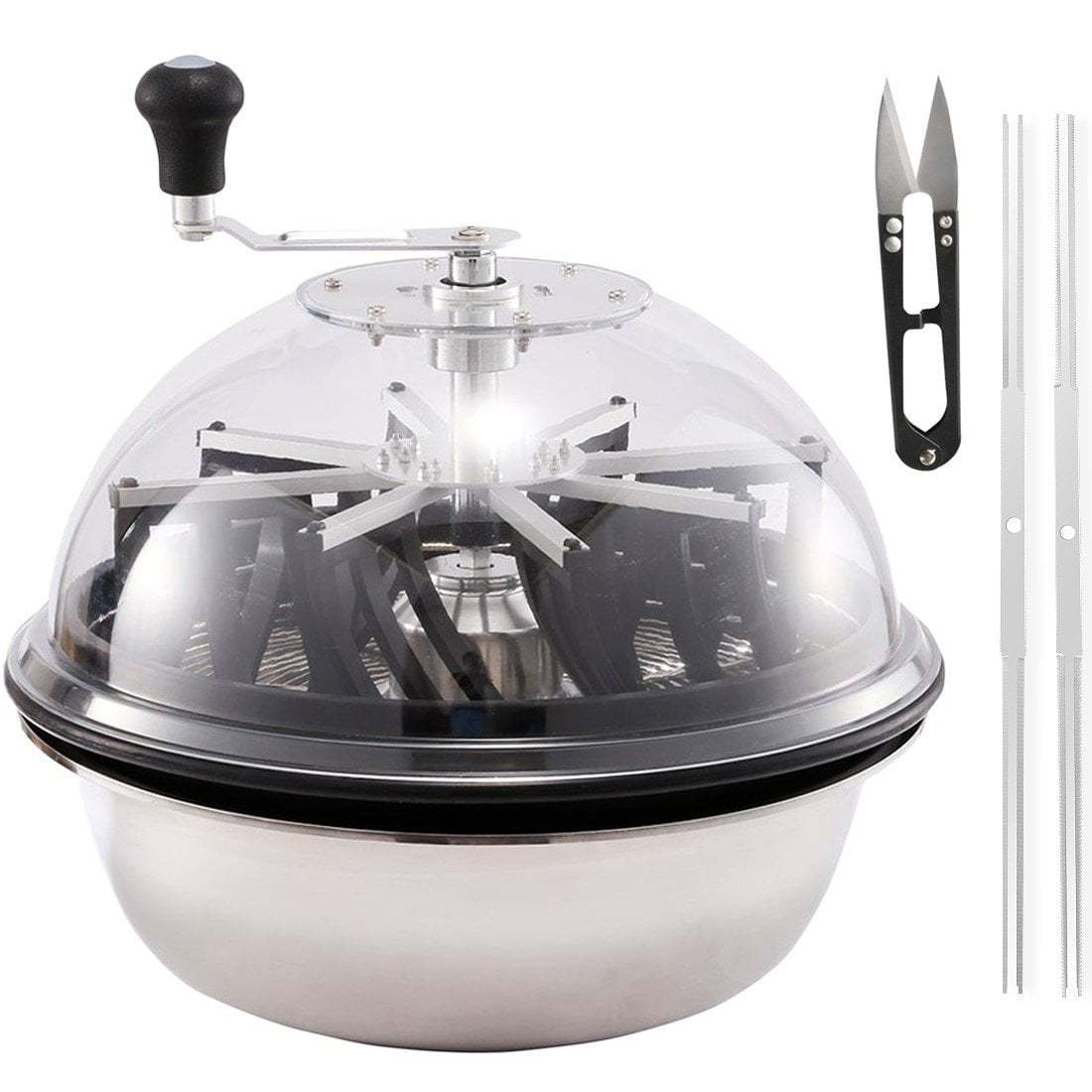 iPower 19′′ Leaf Bowl Trimmer with Sharp Stainless Steel Blades for Wet & Dry Cutting