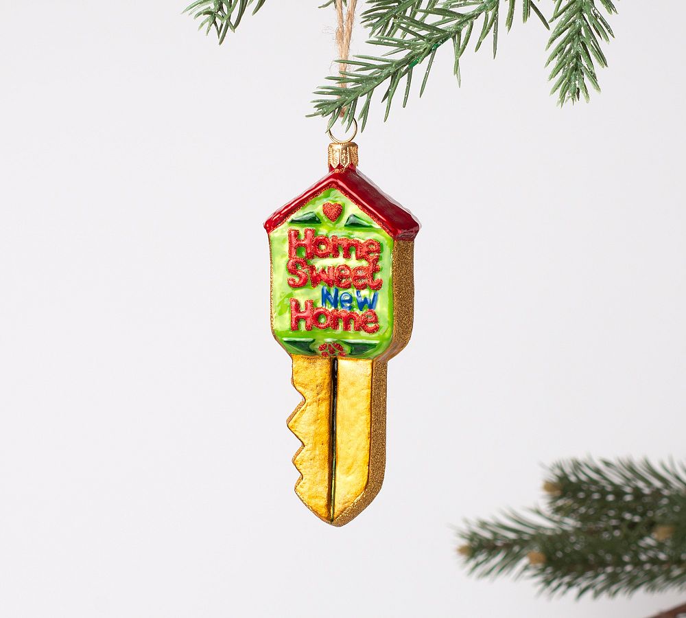 Handmade Heirloom New Home Key Ornament