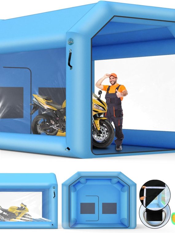 Brand Inflatable Paint Booth – Portable Spray Tent with Air Blowers & Double Layer Filter for Car & Furniture Painting