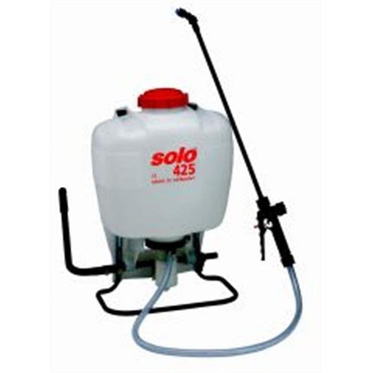Solo 425 Backpack Sprayer with Piston Pump, 4-Gallon, Adjustable Pressure, UV Resistant
