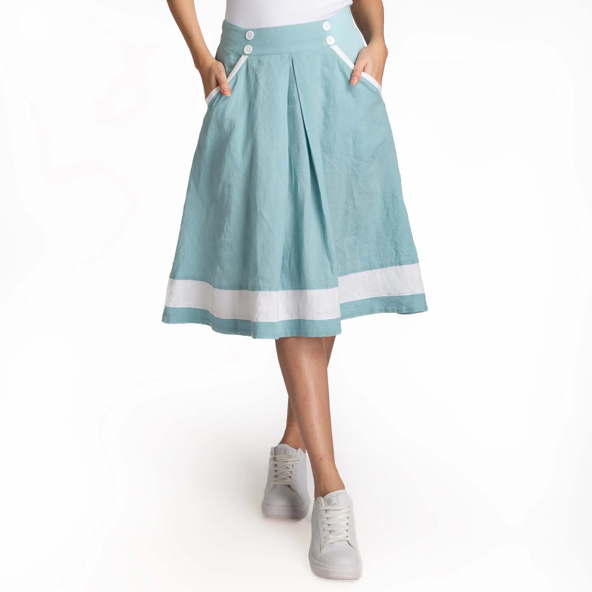 Striped Colored Skirt WD3