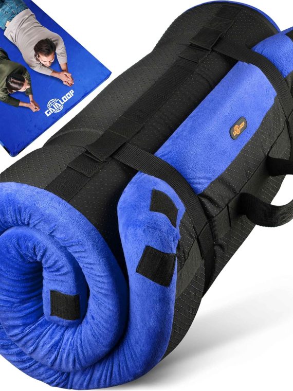 Brand Thick Memory Foam Full Futon Mattress – Portable Roll-Up Sleeping Mat for Indoor/Outdoor Travel, 75x54x3