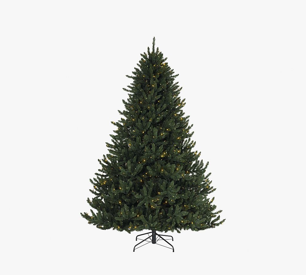 Lit Valley Fir Faux Christmas Tree