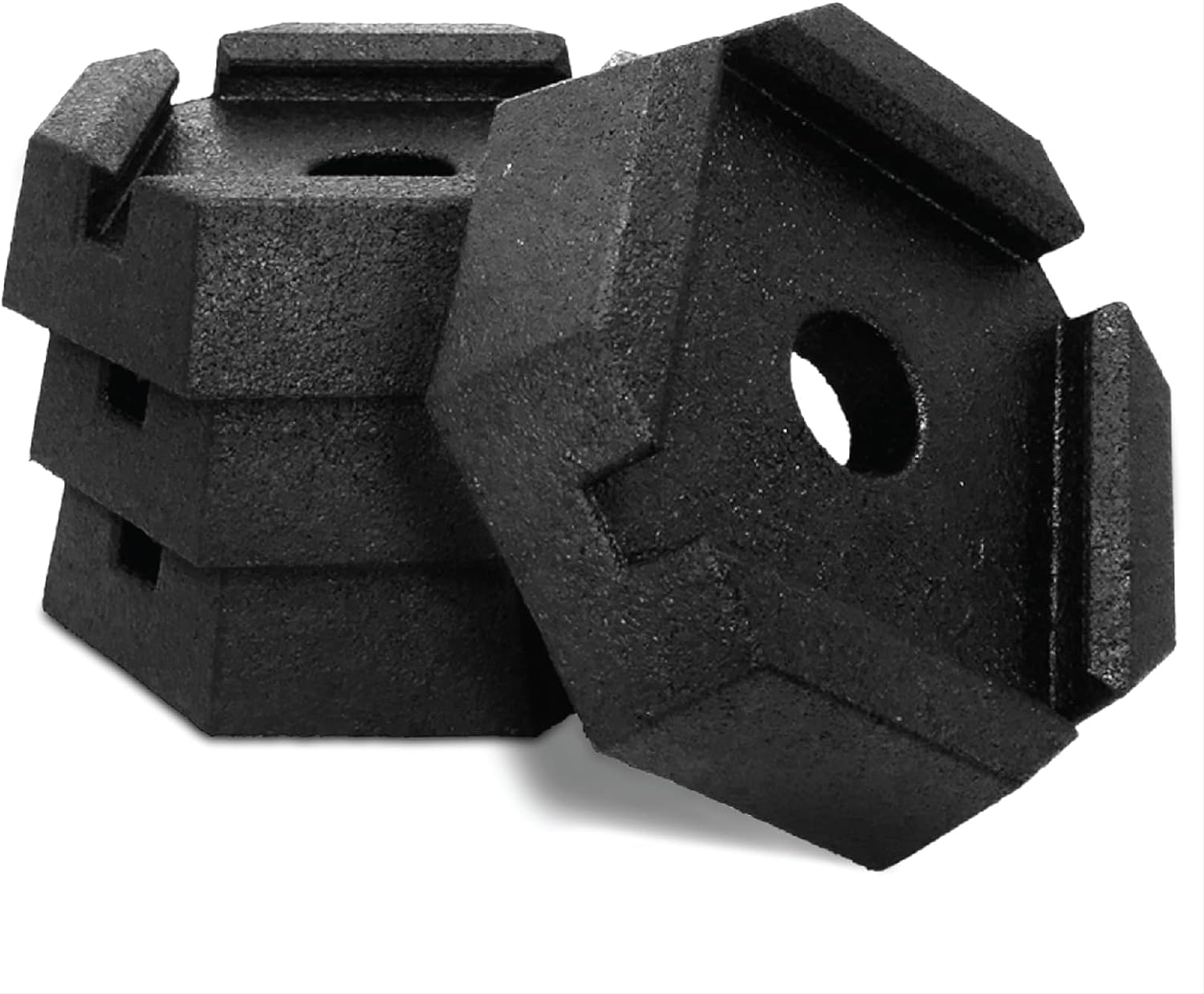 Xtra RV Leveling Pads – 9′′ Round Jack Stabilizers for LCI System, Heavy Duty, Made in USA, 6-Pack