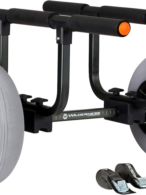 Heavy Duty Kayak Cart by [Brand Name], Inflatable Beach Wheels, 330 Lb Capacity, Ideal for Kayaks & Canoes, Model 8070167