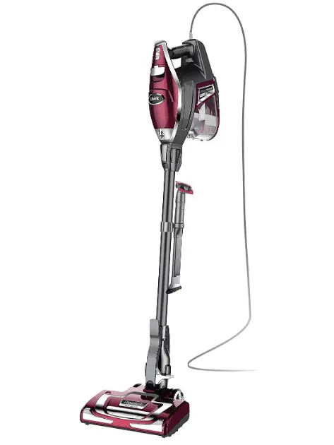 Shark Rocket Deluxe Pro Corded Stick Vacuum, Lightweight, XL Dust Cup, LED Headlights, Pet Hair Tools, Bordeaux/Silver