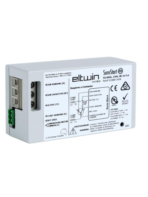 SS1B Soft Starter for 4-7 Ton Residential HVAC Air Conditioners, Three Phase, 460V