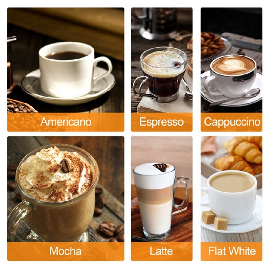 YOSHIKO Steam Espresso Machine – 20 Bar Pump, Milk Frother, 900ml Tank, 1700W, Black & Stainless Steel