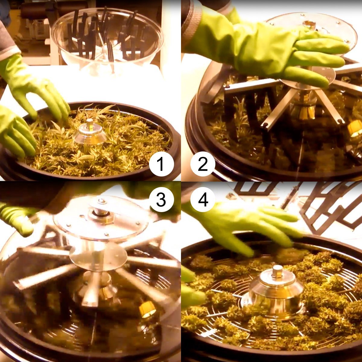 iPower 19′′ Leaf Bowl Trimmer with Sharp Stainless Steel Blades for Wet & Dry Cutting