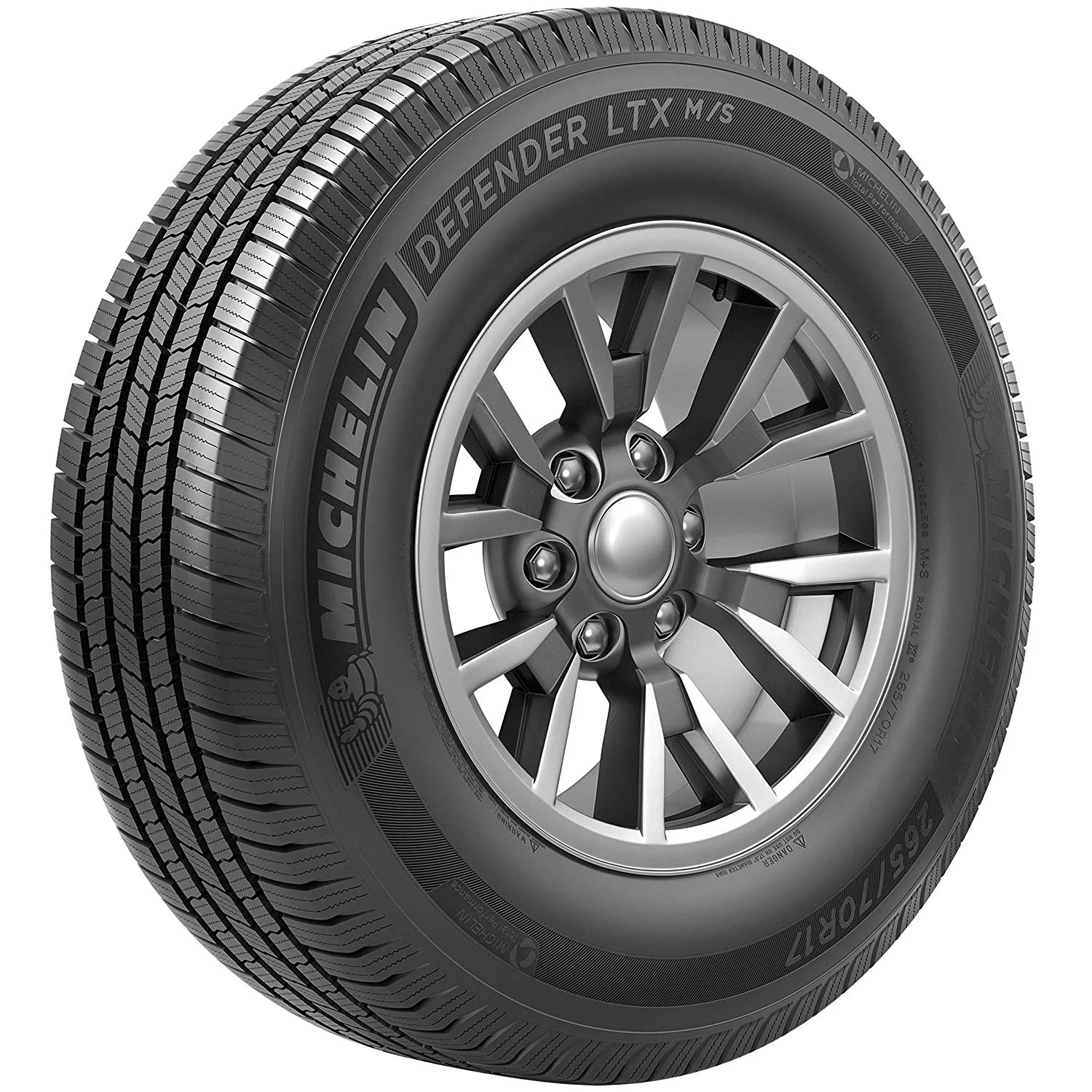 Michelin Defender LTX M/S All-Season Tire 265/65R17 112T – Durable, Eco-Friendly, Superior Traction