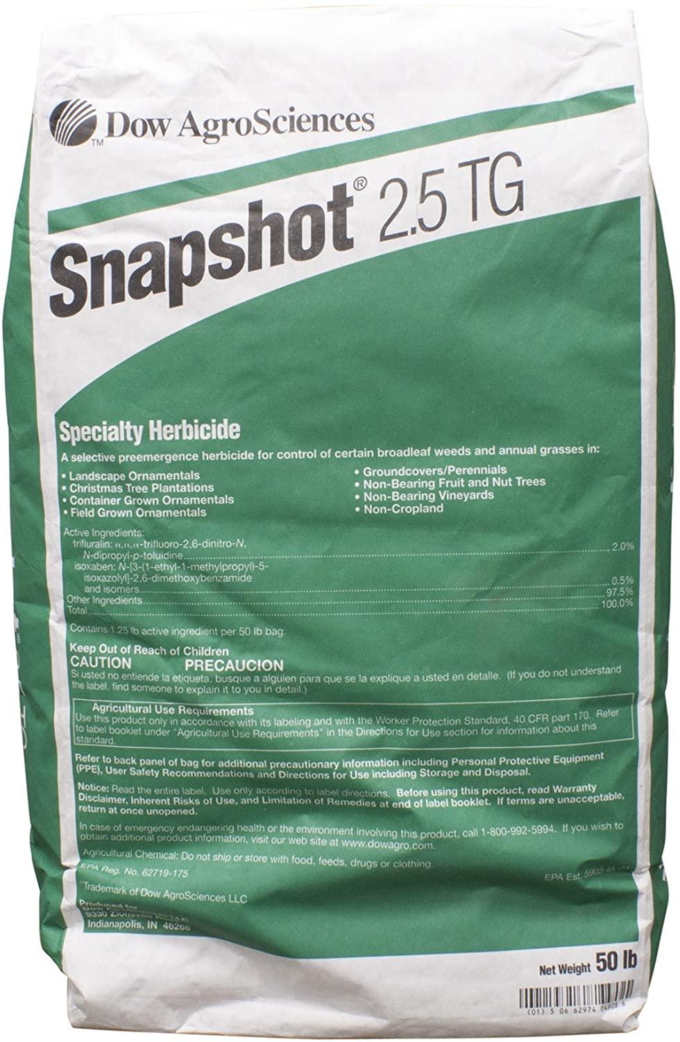 Dow Snapshot – 50 Pound bag – Mulch Bed Weed Inhibitor
