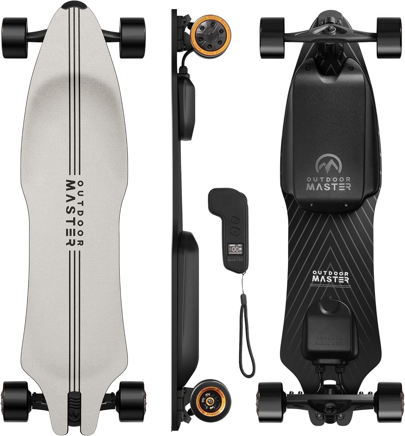Caribou Electric Skateboard – 32 MPH, 26 Mile Range, Dual 1000W Motors, Longboard for Adults & Teens, 6-Month Warranty