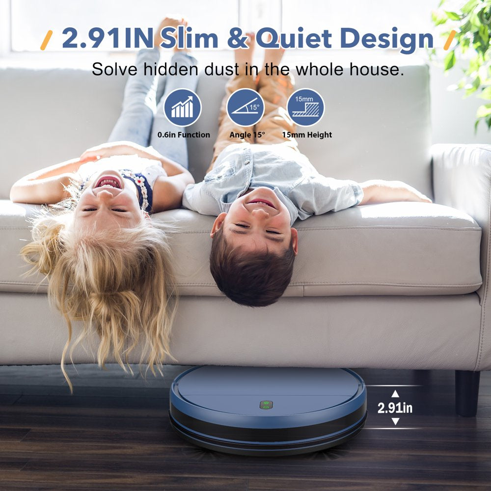 ONSON Robot Vacuum Cleaner Mop Combo, 1400Pa Suction, App & Voice Control, Smart Sensors, 230ML Water Tank