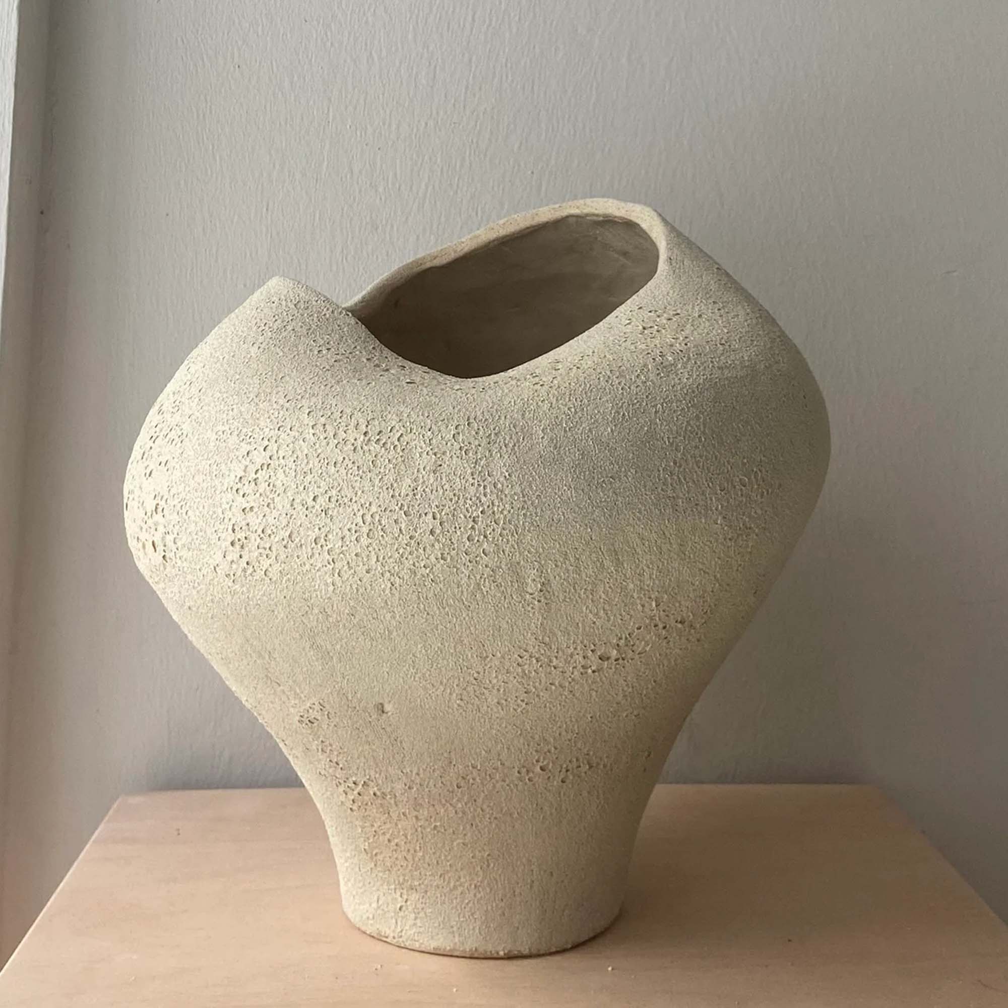 Textured Ceramic Vase