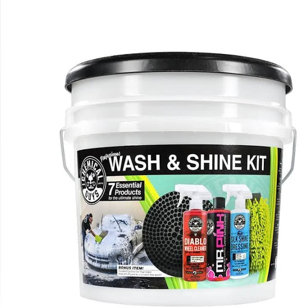 Chemical Guys HOL333 7-Piece Ultimate Car Wash & Shine Kit