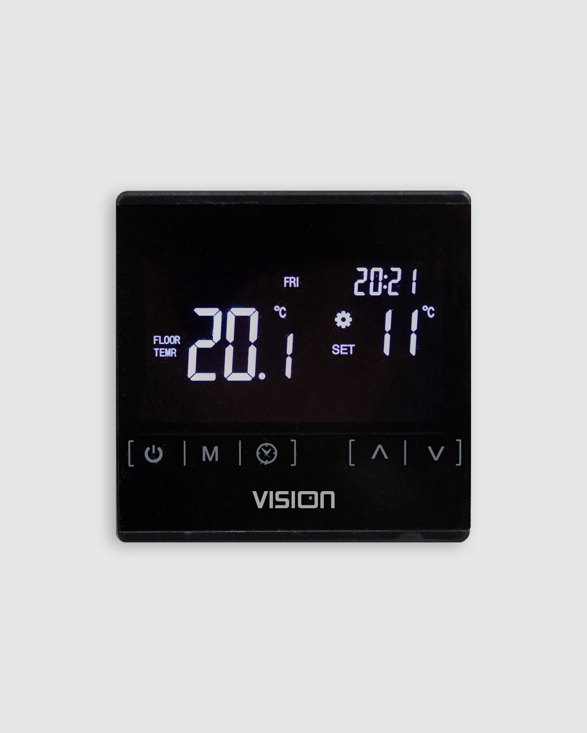 Premium Black Smart Thermostat – Energy Efficient Climate Control Device
