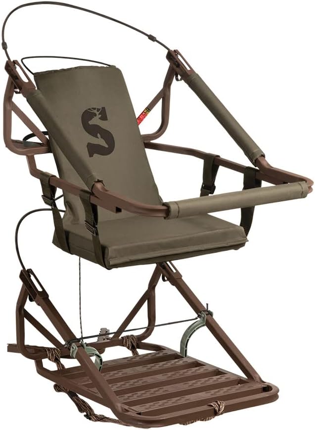 Viper Steel Climbing Treestand – Durable Steel Construction, Lightweight & Portable, Ideal for Hunting