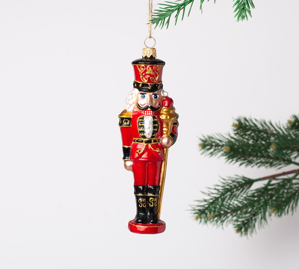 Handmade Heriloom Regal Red Nutcracker Ornament