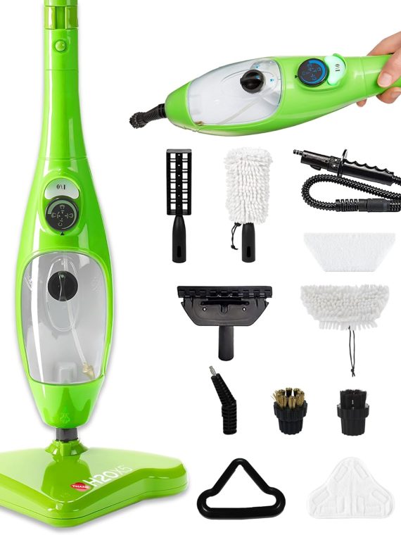 H2O MOP® X5 Steam Mop and Handheld Steam Cleaner For Cleaning Hardwood and Kitchen Tile Floors  Grout Cleaner  Upholstery Cleaner and Carpets