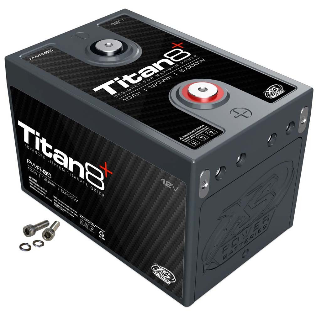 XS Power Titan 8 Lithium Battery 10Ah 1000CA 5000W 12V – High Output for Multi-Voltage Systems