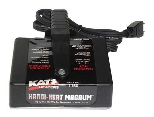 Kat’s Handi-Heat Magnum 300W Magnetic Heater, 3′′x5′′, 120V, 300-400°F, 1-Year Warranty