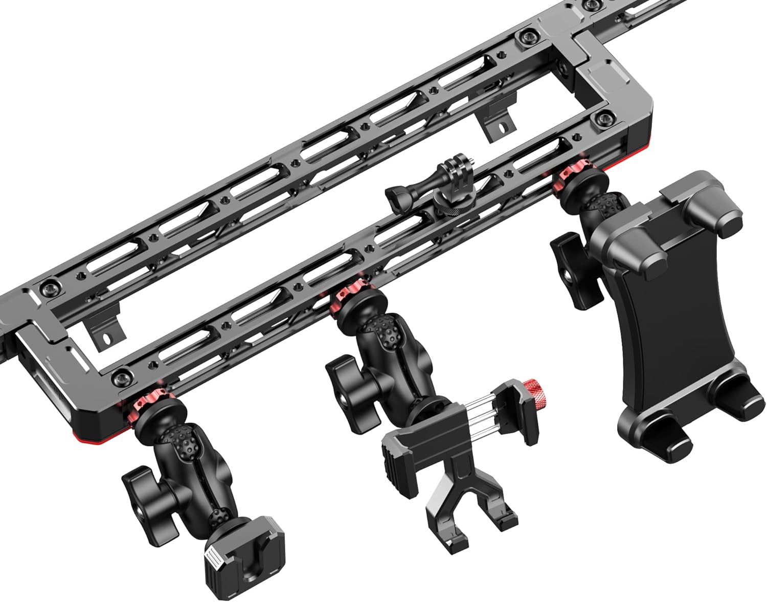 Jeep Dash Mount Phone Holder for 2007-2017 Wrangler JK JKU, Fits Smartphones, Tablets, Cameras