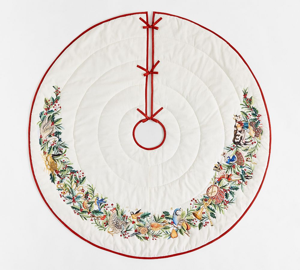 12 Days Of Christmas Tree Skirt