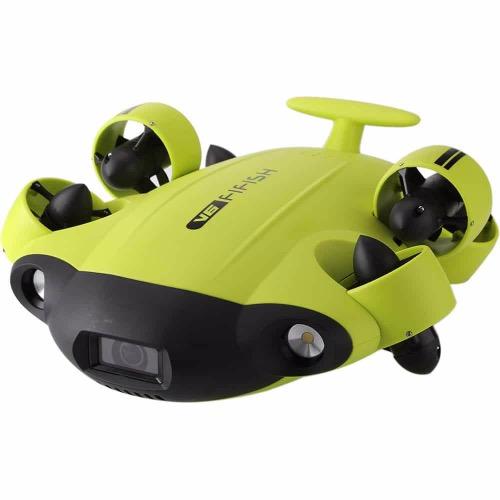 QYSEA FIFISH V6 4K UHD Underwater Drone with 328ft Depth, 162° Wide-Angle Lens, 6 Thrusters & 4000-Lumen Lights